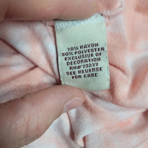Donated! Y2K Mudd Tie Dye Peach Frenzy Crop Top sz S - Picture 7 of 9